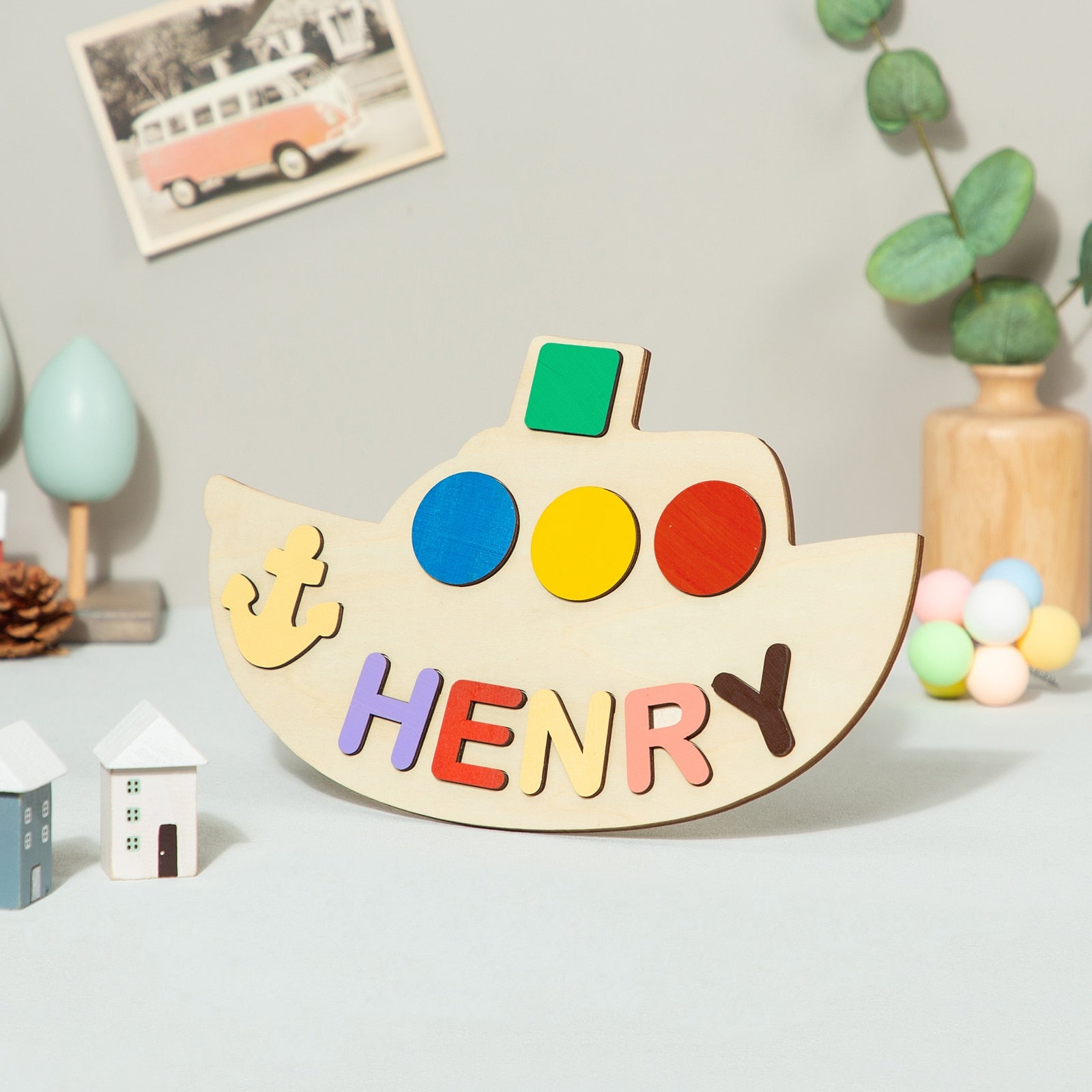 Customizable Wood Name Puzzle