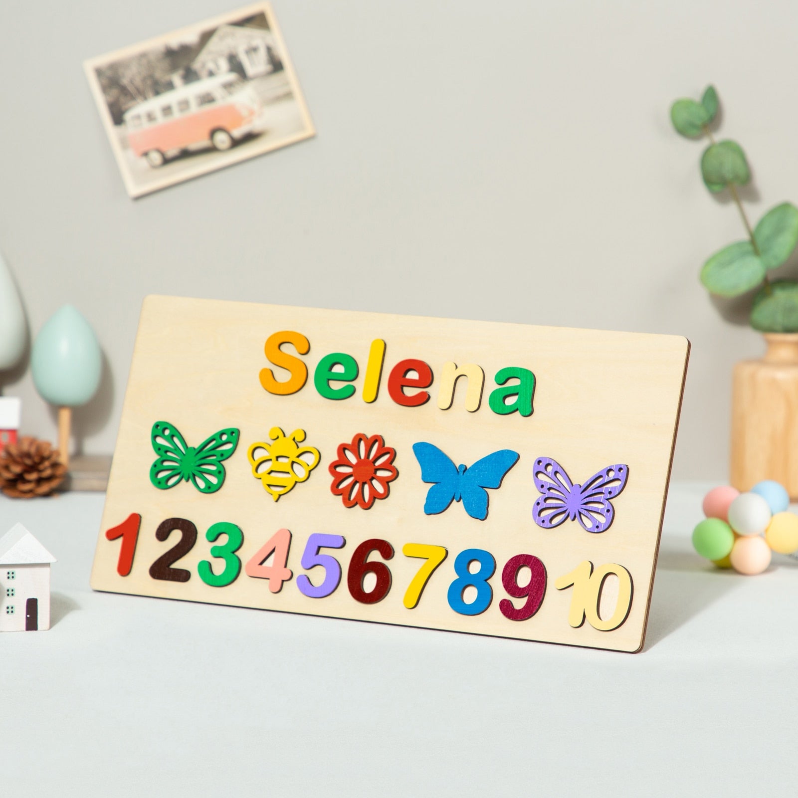 Customizable Wood Name Puzzle