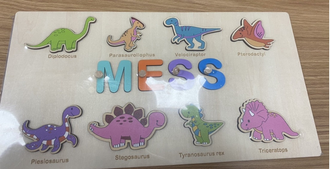 Customizable Wood Name Puzzle