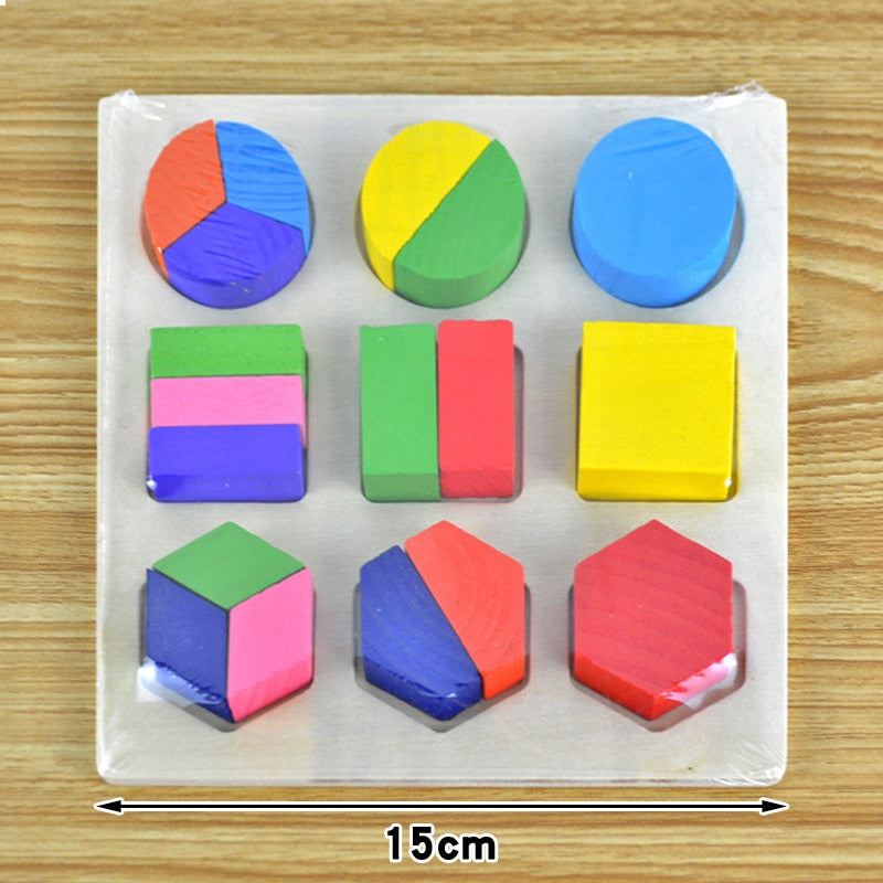 Wooden Rainbow Blocks