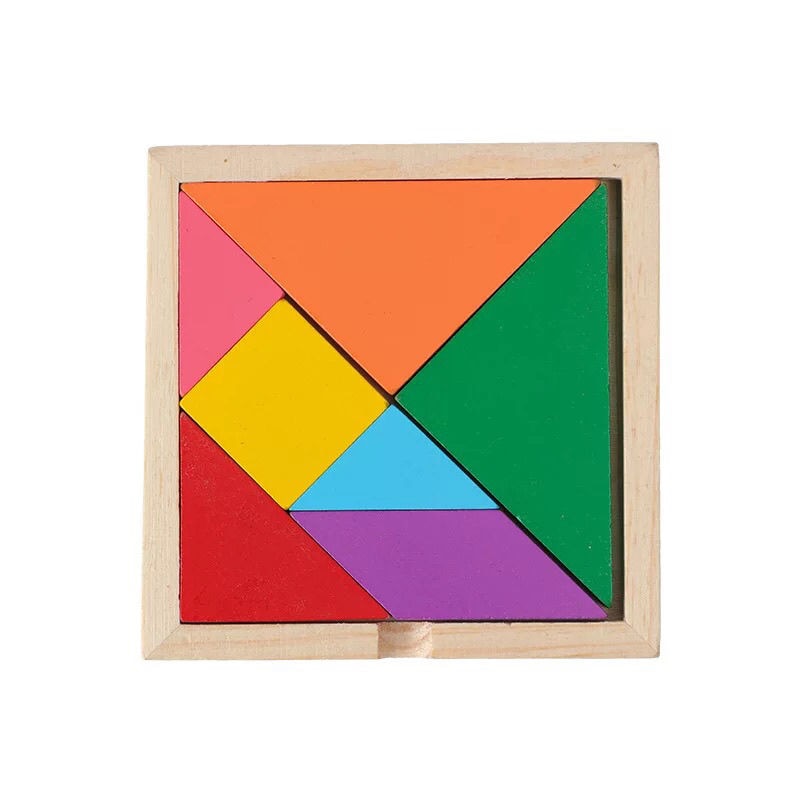 Wooden Rainbow Blocks