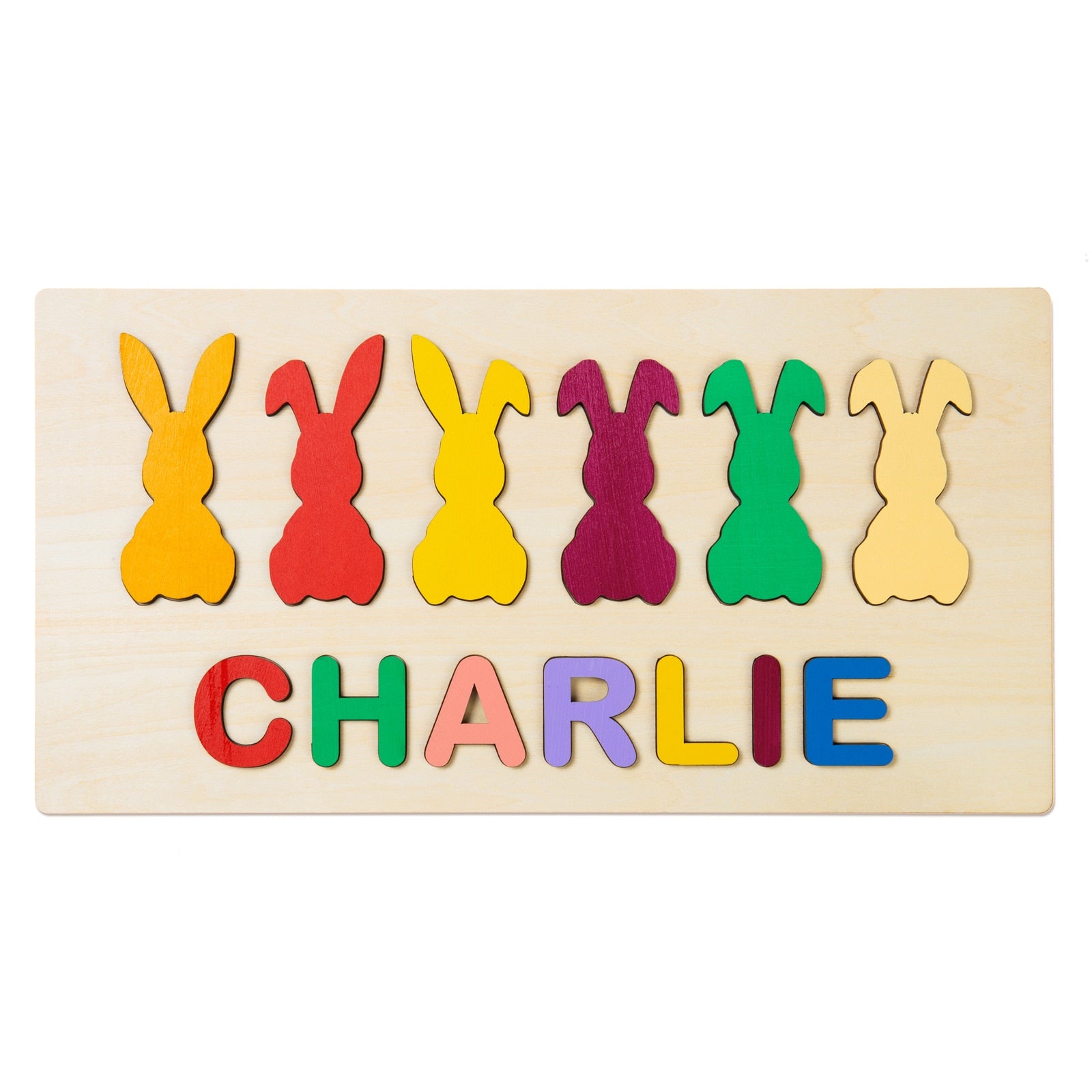 Customizable Wood Name Puzzle